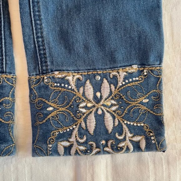 HYDRAULIC | Jeans Embroidery & Crystal accents Size 10 - Picture 13 of 16